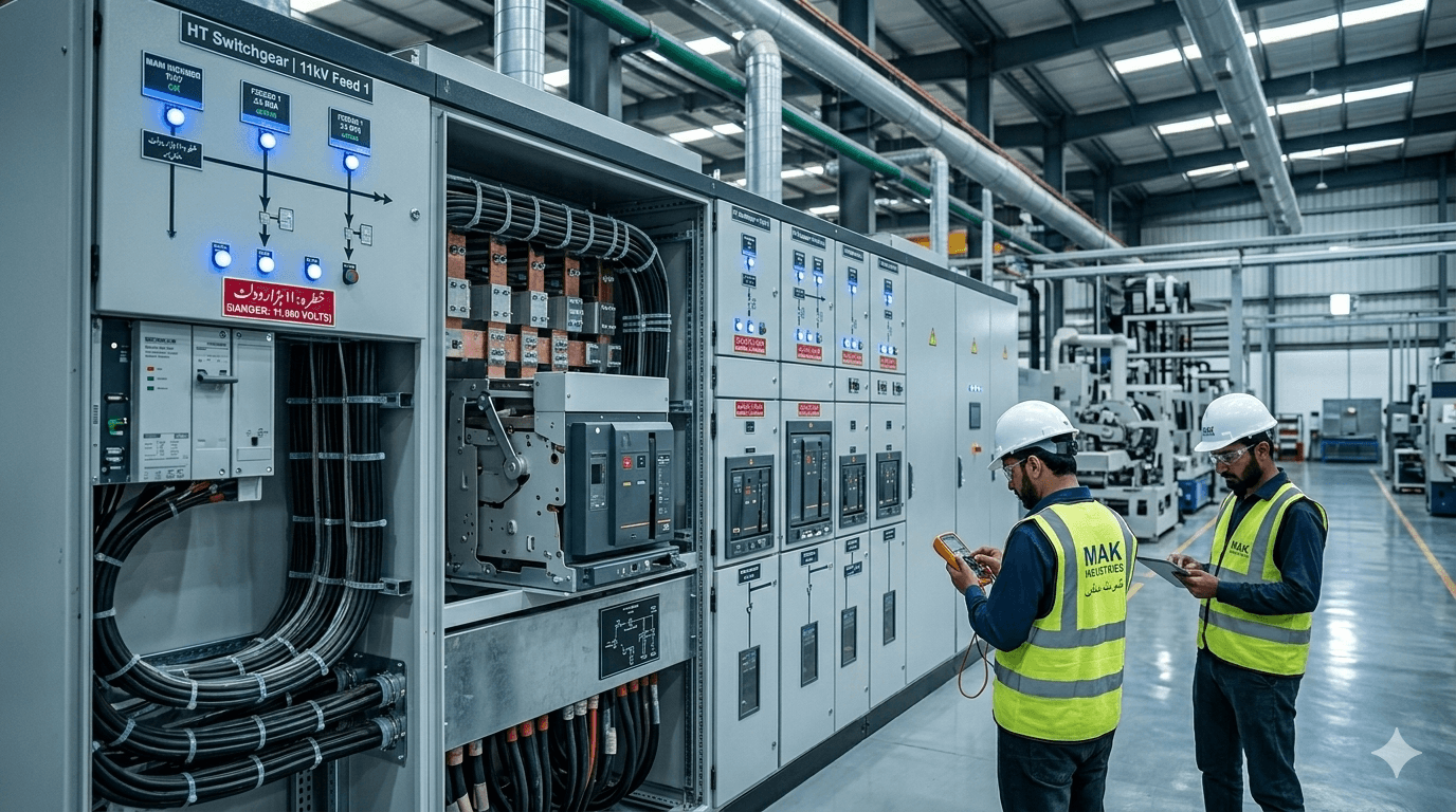 Low voltage distribution boards with multiple circuit breaker columns